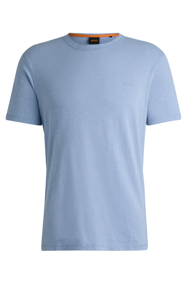 BOSS ORANGE T-Shirt »Tegood Regular Fit« 100% Baumwolle Logo on Chest Rundhals