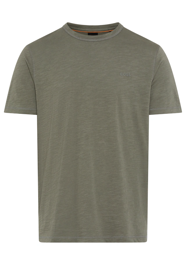 BOSS ORANGE T-Shirt »Tegood Regular Fit« 100% Baumwolle Logo on Chest Rundhals