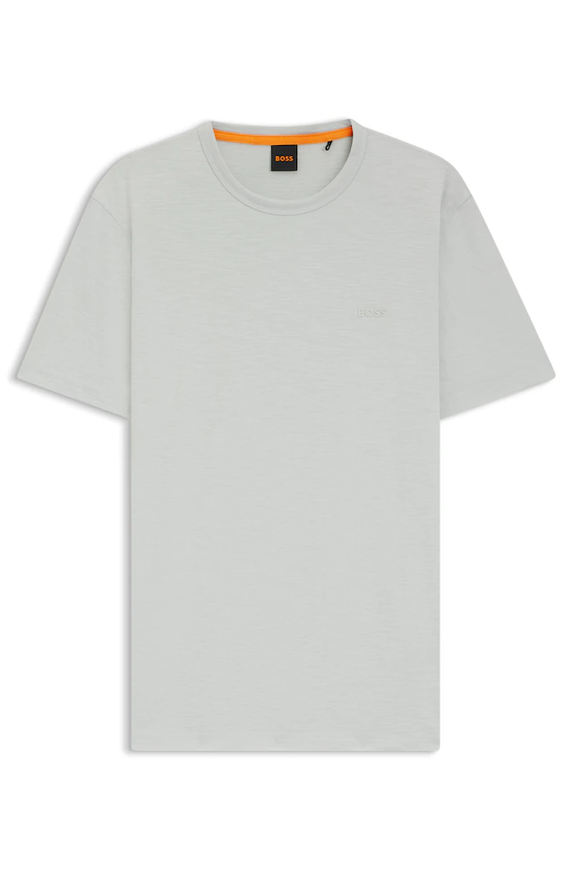 BOSS ORANGE T-Shirt »Tegood Regular Fit« 100% Baumwolle Logo on Chest Rundhals