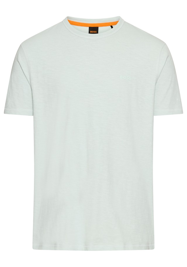 BOSS ORANGE T-Shirt »Tegood Regular Fit« 100% Baumwolle Logo on Chest Rundhals
