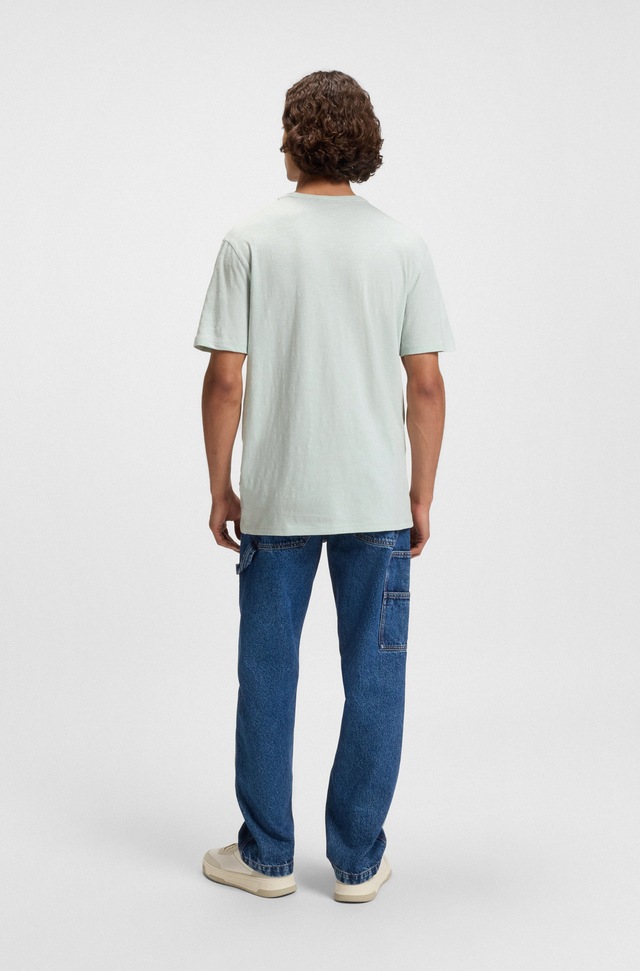 BOSS ORANGE T-Shirt »Tegood Regular Fit« 100% Baumwolle Logo on Chest Rundhals
