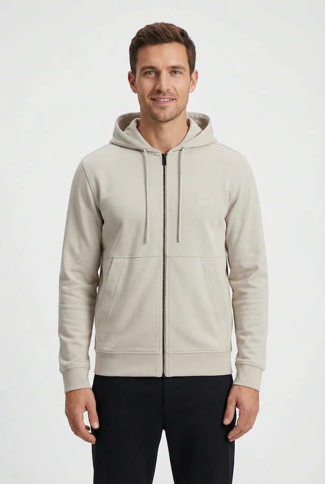 BOSS ORANGE Kapuzensweatjacke »Zetalky« mit Kängurutasche