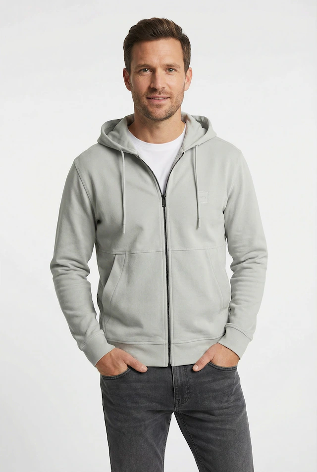 BOSS ORANGE Kapuzensweatjacke »Zetalky« mit Kängurutasche
