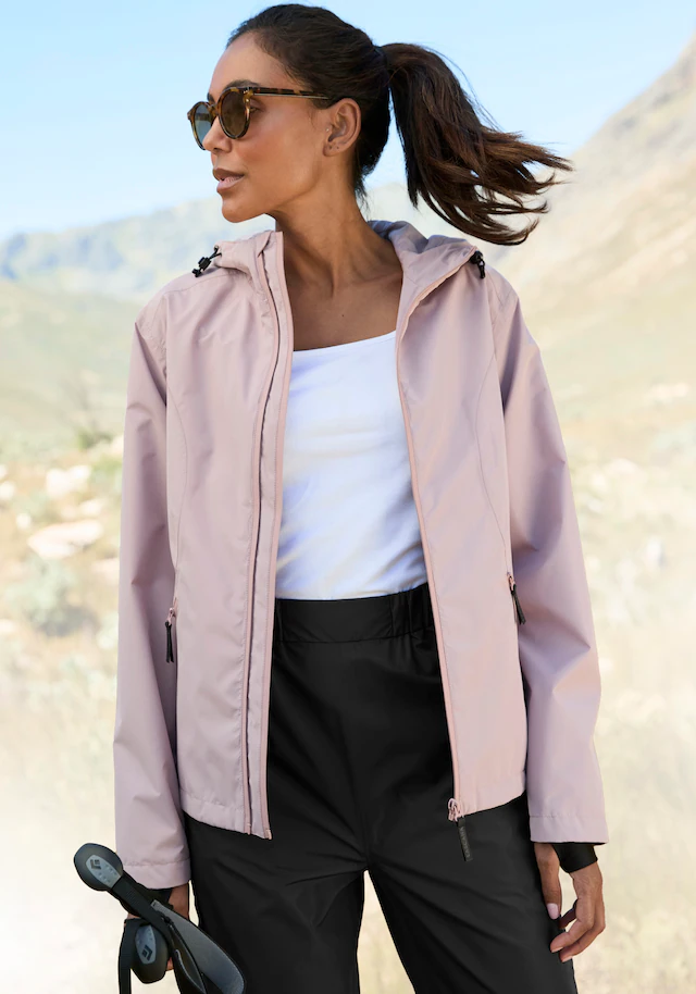 Vivance Active by Lascana Funktionsjacke mit Kapuze aus schmutz-und wasserabweisendem Material