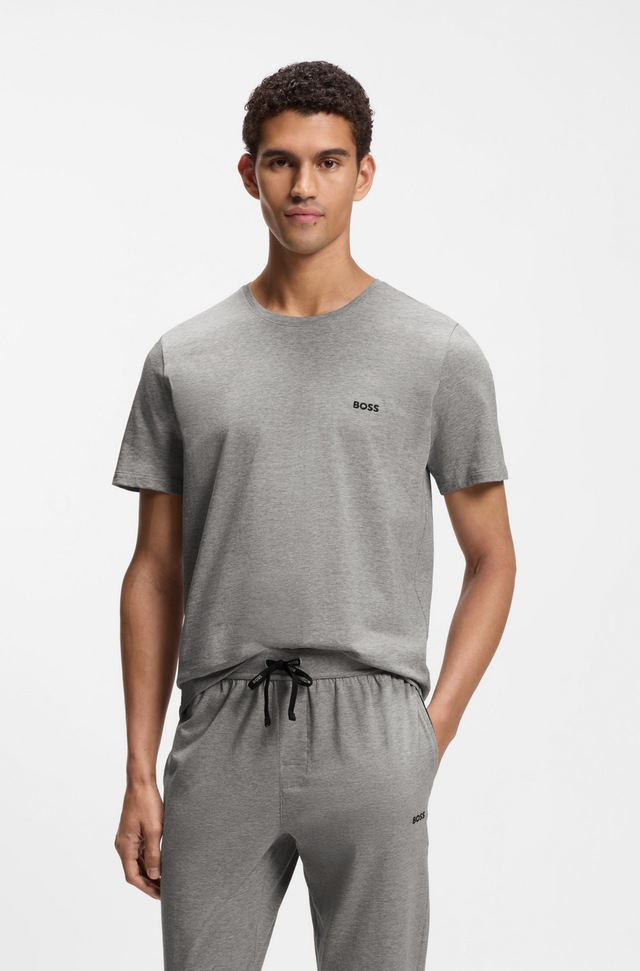 BOSS T-Shirt »Mix&Match T-Shirt R« mit BOSS Stickerei auf der Brust