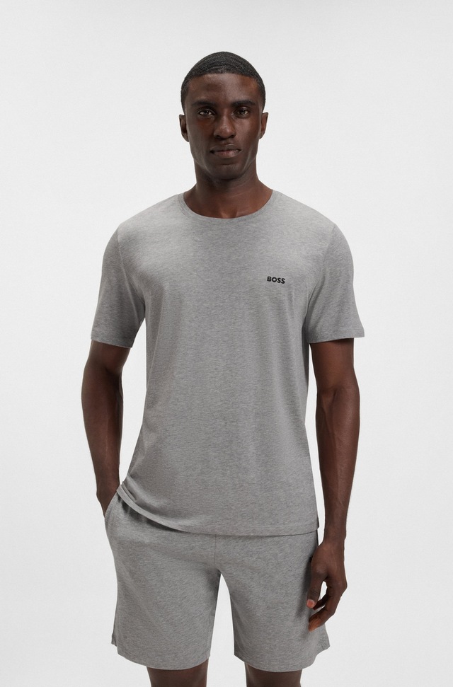 BOSS T-Shirt »Mix&Match T-Shirt R« mit BOSS Stickerei auf der Brust