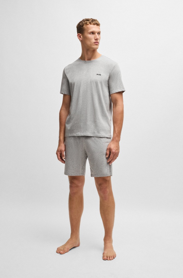 BOSS T-Shirt »Mix&Match T-Shirt R« mit BOSS Stickerei auf der Brust