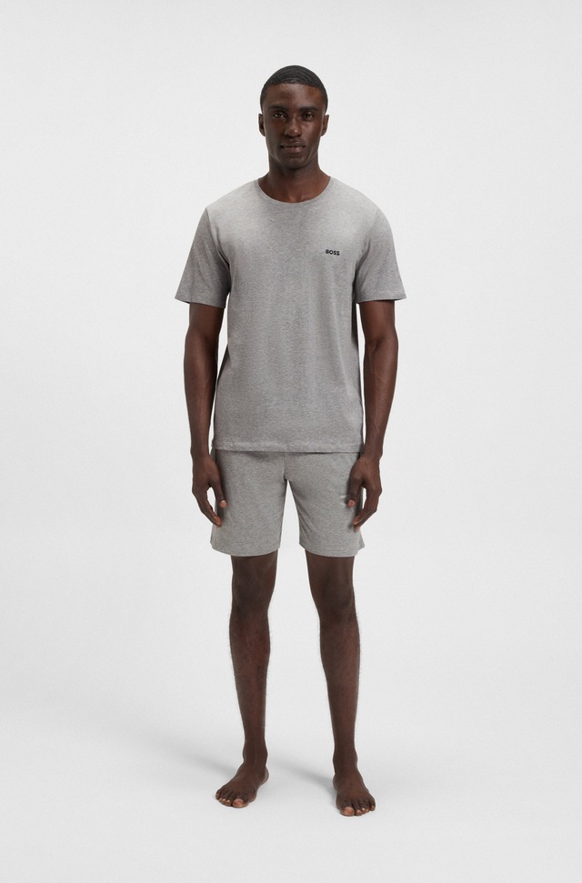 BOSS T-Shirt »Mix&Match T-Shirt R« mit BOSS Stickerei auf der Brust