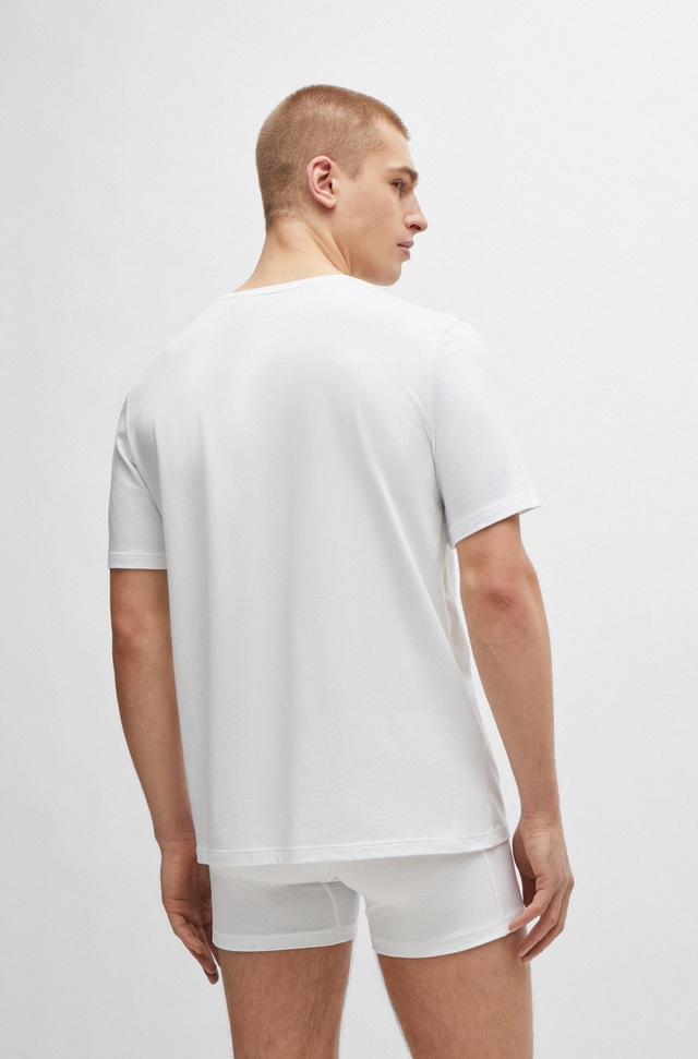 BOSS T-Shirt »Mix&Match T-Shirt R« mit BOSS Stickerei auf der Brust