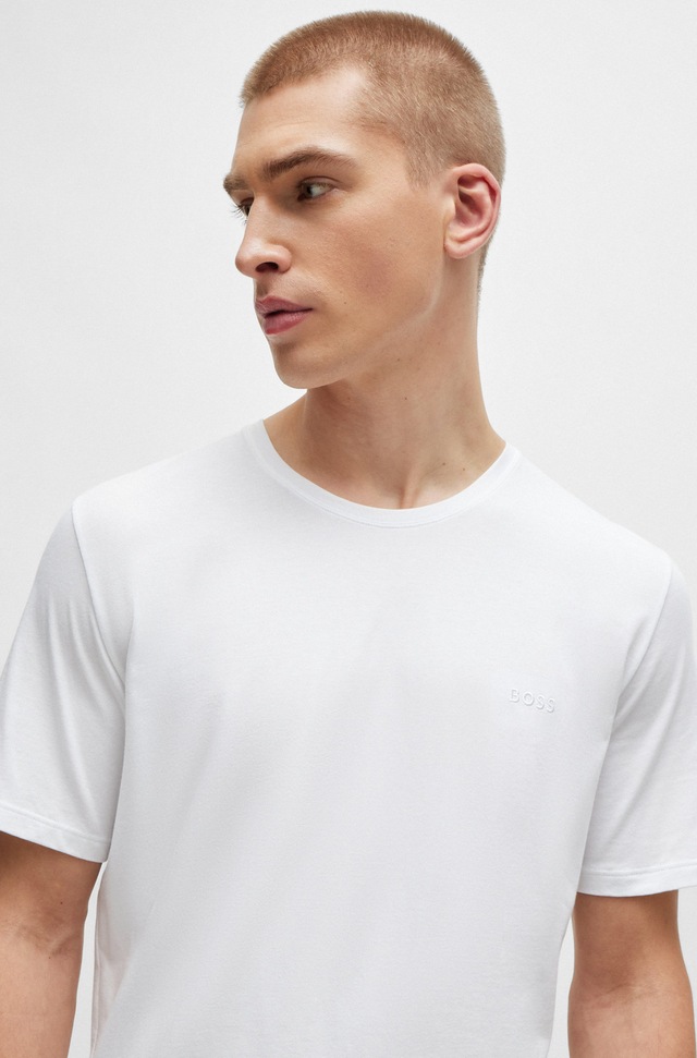 BOSS T-Shirt »Mix&Match T-Shirt R« mit BOSS Stickerei auf der Brust