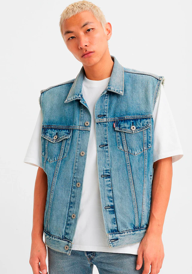Levi's® Jeansweste »RELAXED TRUCKER VEST MED INDIGO - WORN IN«