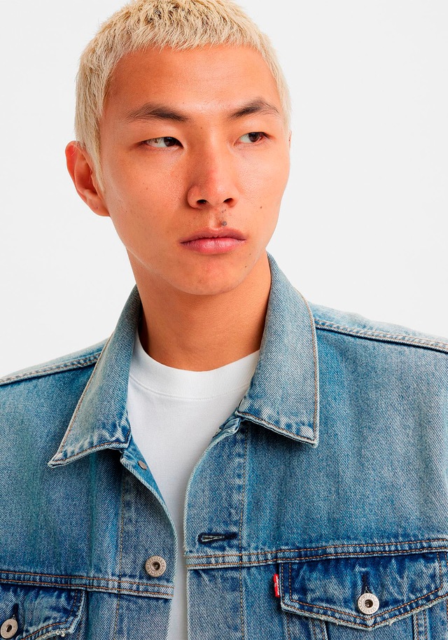 Levi's® Jeansweste »RELAXED TRUCKER VEST MED INDIGO - WORN IN«
