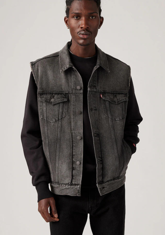 Levi's® Jeansweste »RELAXED TRUCKER VEST MED INDIGO - WORN IN«