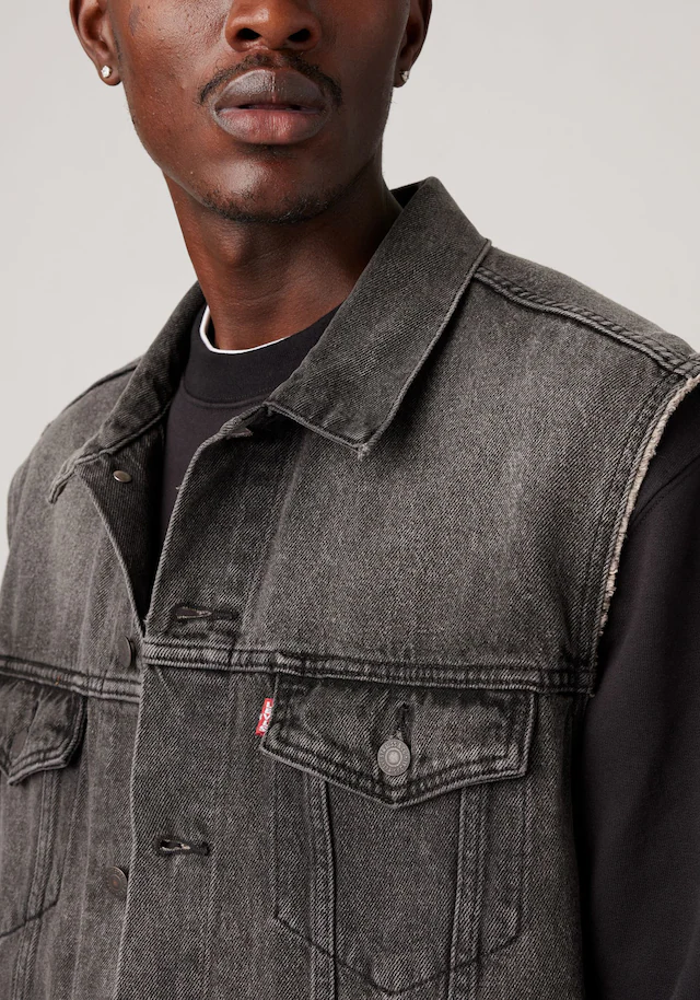 Levi's® Jeansweste »RELAXED TRUCKER VEST MED INDIGO - WORN IN«