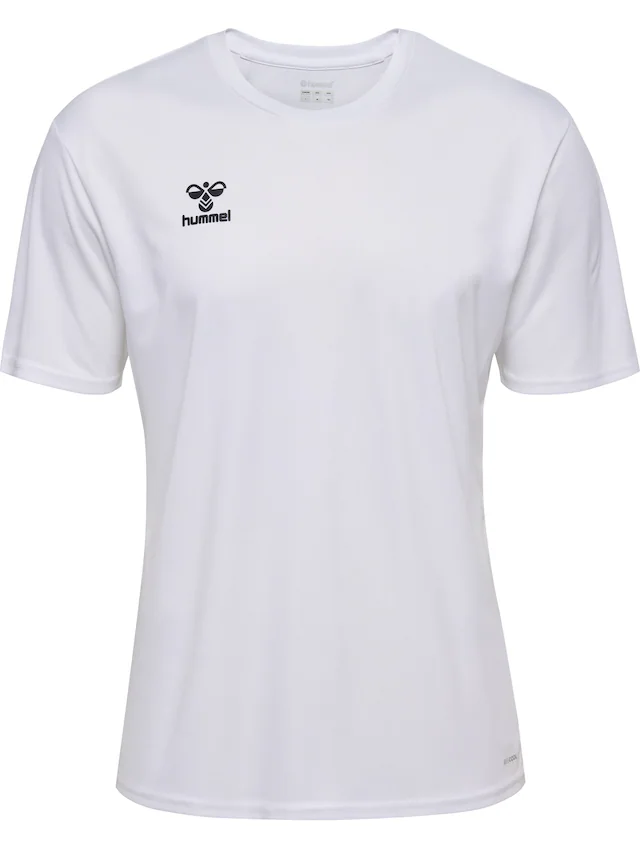 hummel Trainingsshirt »HMLESSENTIAL JERSEY S/S« Kurzarm-Design, mit Rundhalsausschnitt, in Trikot-Qualität