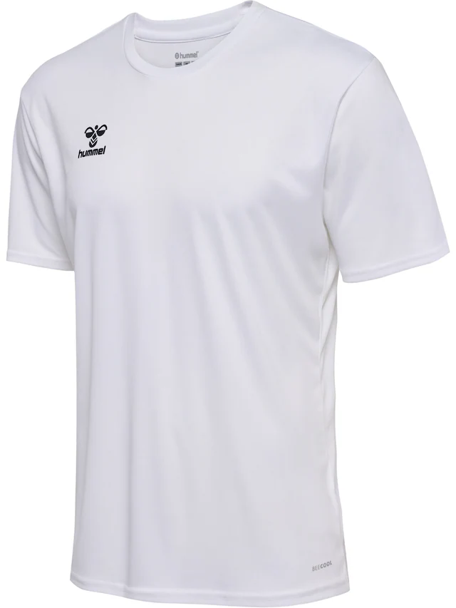 hummel Trainingsshirt »HMLESSENTIAL JERSEY S/S« Kurzarm-Design, mit Rundhalsausschnitt, in Trikot-Qualität