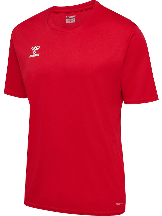 hummel Trainingsshirt »HMLESSENTIAL JERSEY S/S« Kurzarm-Design, mit Rundhalsausschnitt, in Trikot-Qualität