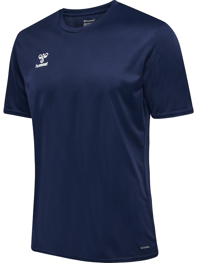hummel Trainingsshirt »HMLESSENTIAL JERSEY S/S« Kurzarm-Design, mit Rundhalsausschnitt, in Trikot-Qualität