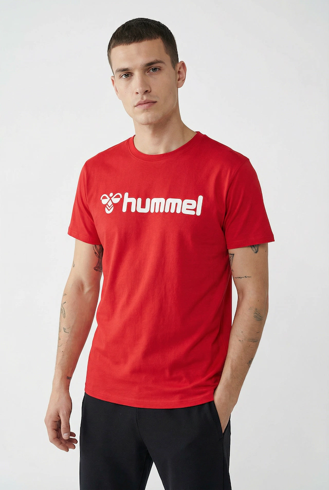 hummel T-Shirt »HMLGO 2.0 LOGO T-SHIRT« Kurzarm, mit Rundhalsausschnitt, aus Baumwolle