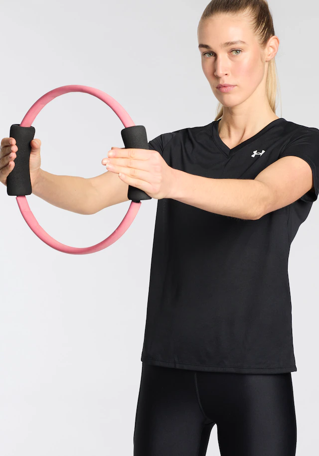 Under Armour® Trainingsshirt »TECH SSV- SOLID« mit V-Ausschnitt, schnell trocknend, atmungsaktiv, normale Schnittform