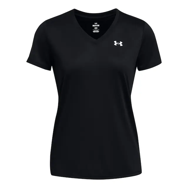 Under Armour® Trainingsshirt »TECH SSV- SOLID« mit V-Ausschnitt, schnell trocknend, atmungsaktiv, normale Schnittform