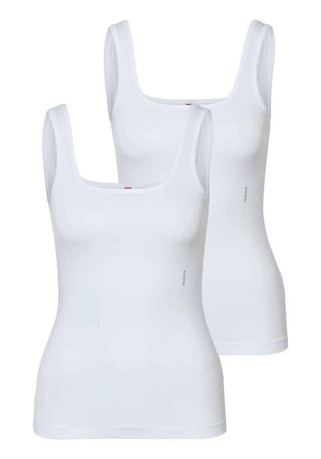 HUGO Underwear Tanktop »TWIN VEST« Packung, 2er-Pack, mit vertikalem Logoprint
