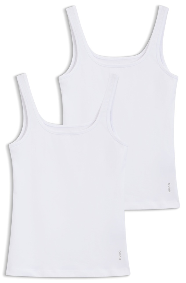 HUGO Underwear Tanktop »TWIN VEST« Packung, 2er-Pack, mit vertikalem Logoprint