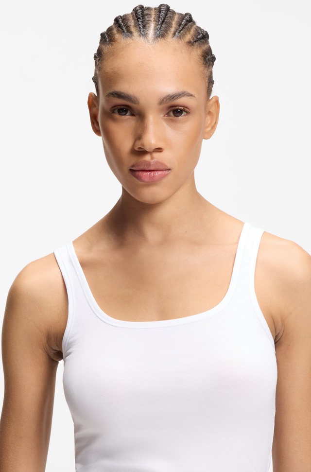 HUGO Underwear Tanktop »TWIN VEST« Packung, 2er-Pack, mit vertikalem Logoprint