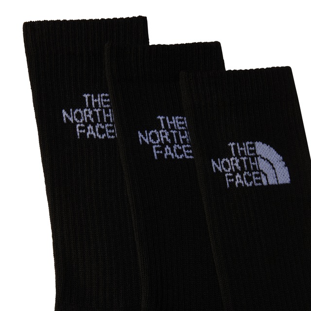 The North Face Sportsocken »MULTI SPORT CUSH CREW SOCK 3P« 3 Paar tlg. gezielte Belüftungszonen, 3er-Pack, unifarbenes Design