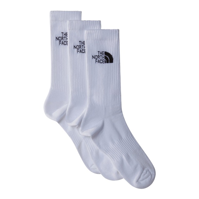 The North Face Sportsocken »MULTI SPORT CUSH CREW SOCK 3P« 3 Paar tlg. gezielte Belüftungszonen, 3er-Pack, unifarbenes Design