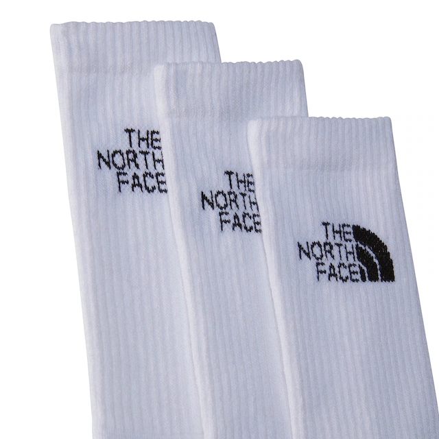 The North Face Sportsocken »MULTI SPORT CUSH CREW SOCK 3P« 3 Paar tlg. gezielte Belüftungszonen, 3er-Pack, unifarbenes Design