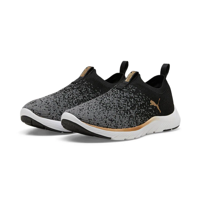 PUMA Slip-On Sneaker »SOFTRIDE REMI SLIP-ON KNIT WN'S« für Sport, mit SOFTFOAM+ Dämpfung, aus gestricktem Textil