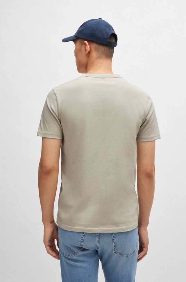 BOSS ORANGE T-Shirt »Tales Regular Fit« 100% Baumwolle BOSS Logo Patch Rundhals