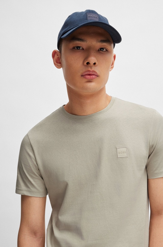 BOSS ORANGE T-Shirt »Tales Regular Fit« 100% Baumwolle BOSS Logo Patch Rundhals