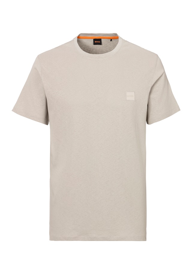 BOSS ORANGE T-Shirt »Tales Regular Fit« 100% Baumwolle BOSS Logo Patch Rundhals