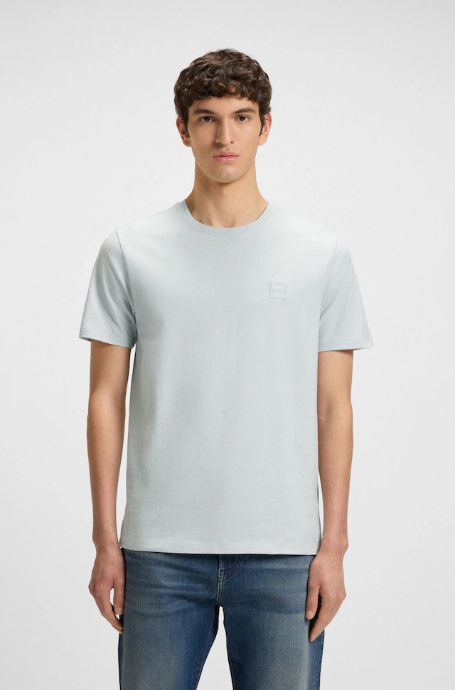 BOSS ORANGE T-Shirt »Tales Regular Fit« 100% Baumwolle BOSS Logo Patch Rundhals