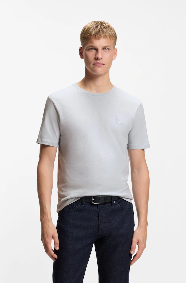 BOSS ORANGE T-Shirt »Tales Regular Fit« 100% Baumwolle BOSS Logo Patch Rundhals