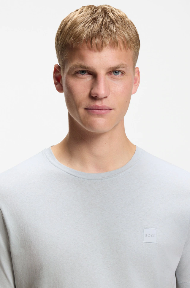 BOSS ORANGE T-Shirt »Tales Regular Fit« 100% Baumwolle BOSS Logo Patch Rundhals