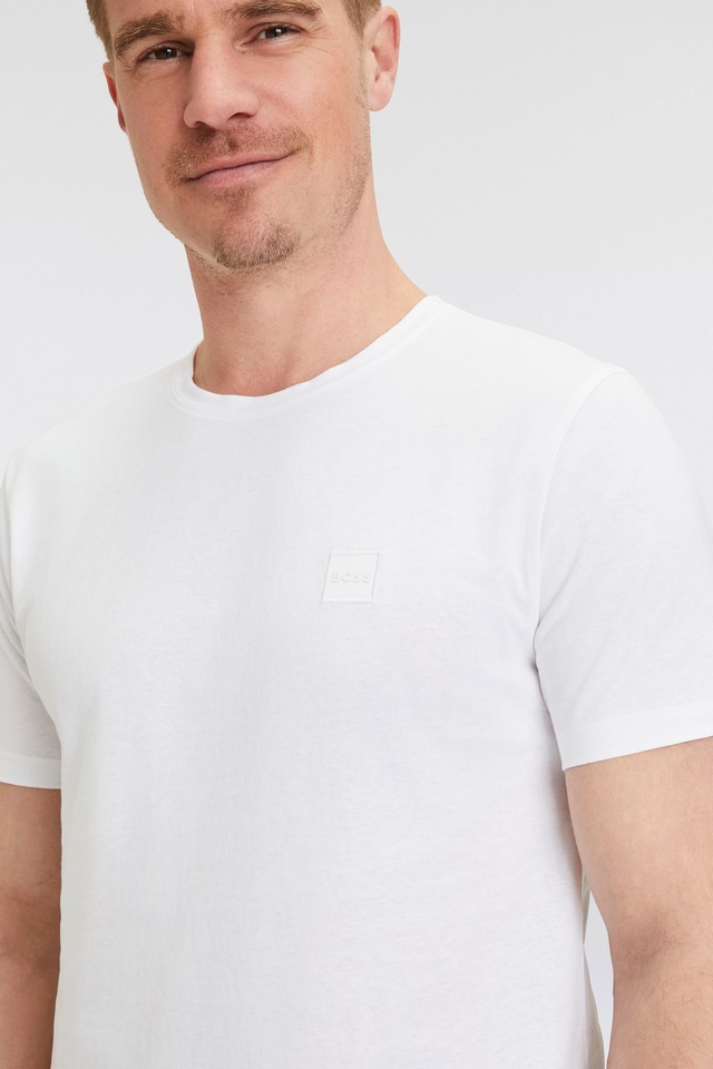 BOSS ORANGE T-Shirt »Tales Regular Fit« 100% Baumwolle BOSS Logo Patch Rundhals