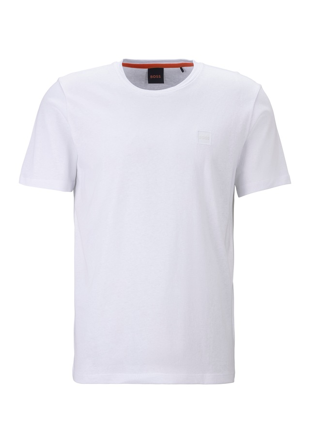 BOSS ORANGE T-Shirt »Tales Regular Fit« 100% Baumwolle BOSS Logo Patch Rundhals