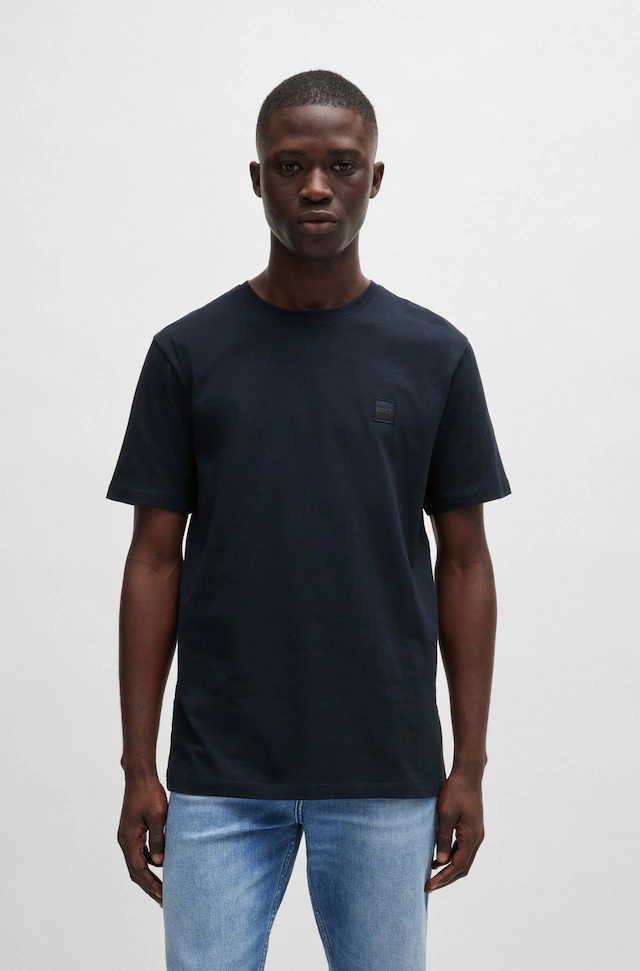 BOSS ORANGE T-Shirt »Tales Regular Fit« 100% Baumwolle BOSS Logo Patch Rundhals