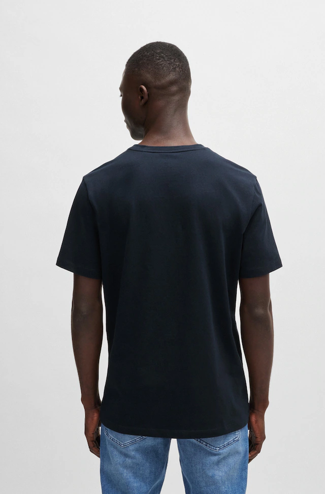 BOSS ORANGE T-Shirt »Tales Regular Fit« 100% Baumwolle BOSS Logo Patch Rundhals