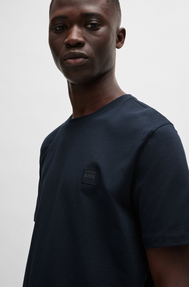 BOSS ORANGE T-Shirt »Tales Regular Fit« 100% Baumwolle BOSS Logo Patch Rundhals