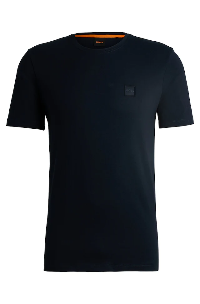 BOSS ORANGE T-Shirt »Tales Regular Fit« 100% Baumwolle BOSS Logo Patch Rundhals