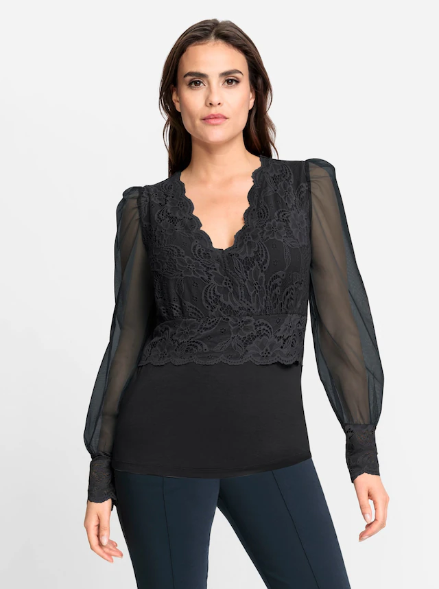 heine Spitzenshirt »Spitzen-Shirt« 1 Stk.