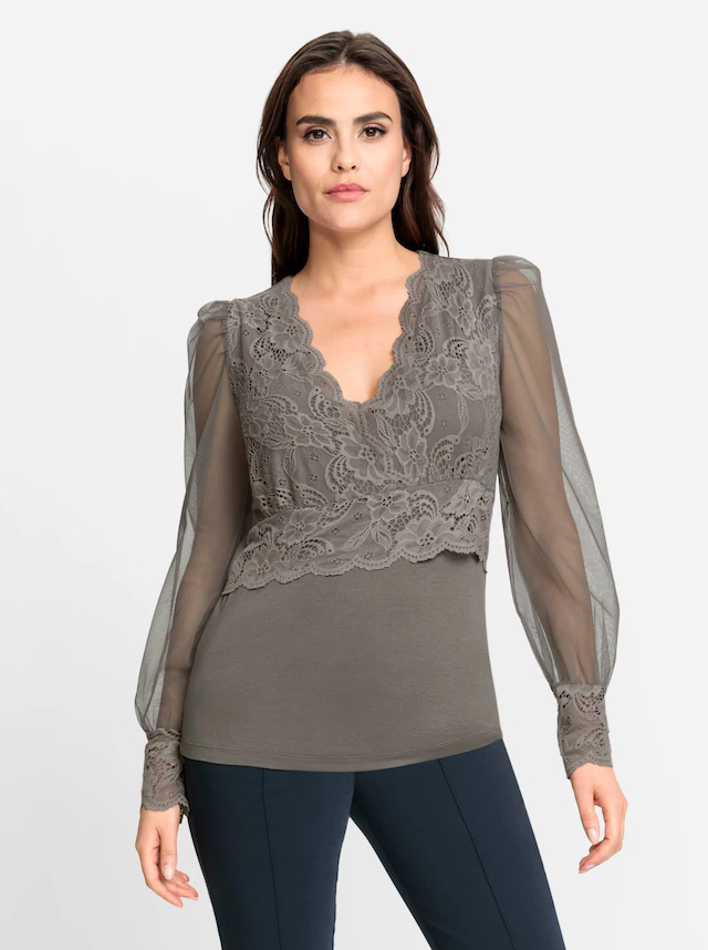 heine Spitzenshirt »Spitzen-Shirt« 1 Stk.