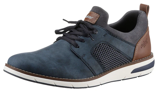 Rieker Slip-On Sneaker Slipper, Freizeitschuh, Halbschuh mit modischer Laufsohle