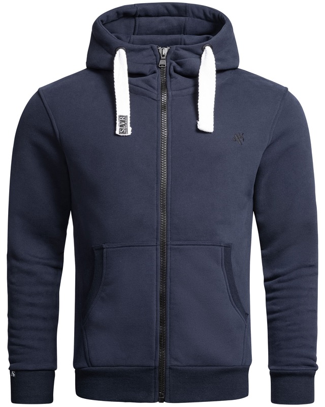 Alessandro Salvarini Sweatjacke »ASVinzent« warmer Hoodie