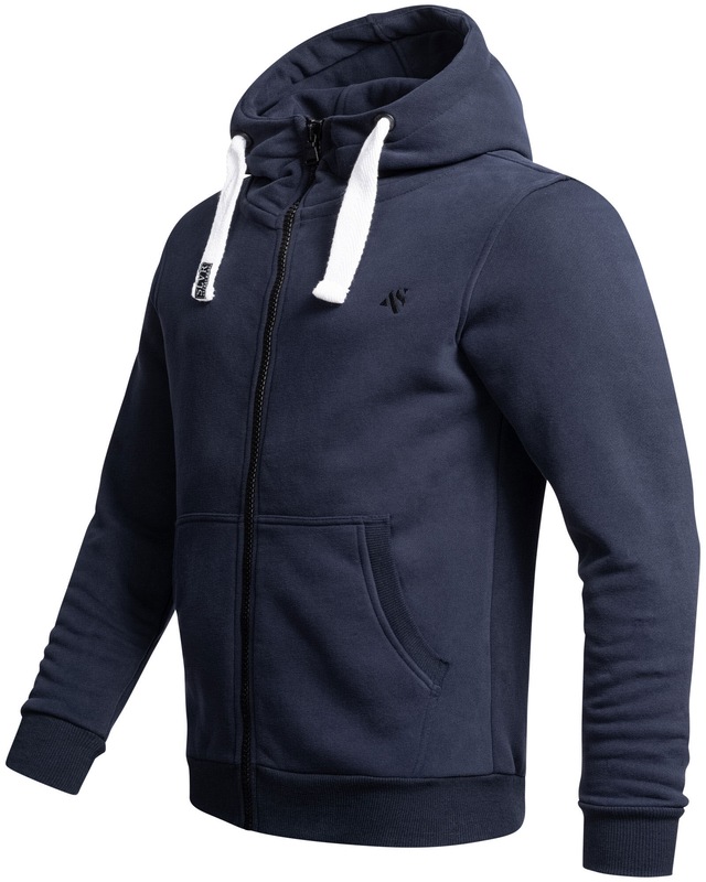 Alessandro Salvarini Sweatjacke »ASVinzent« warmer Hoodie