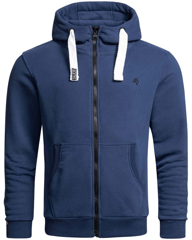 Alessandro Salvarini Sweatjacke »ASVinzent« warmer Hoodie